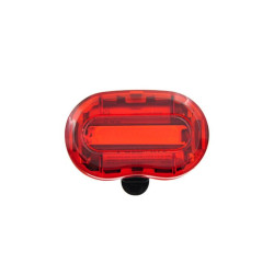 Stop LED rosu 0.5W pentru bicicleta, 3 moduri iluminare, alimentare baterii AAA