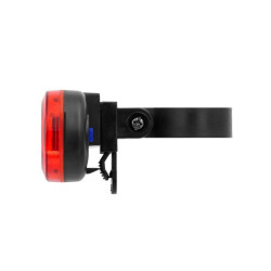 Stop LED rosu 0.5W pentru bicicleta, 3 moduri iluminare, alimentare baterii AAA
