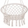 Leagan suspendat 53x150 cm, hamac scaun cu spatar, tip cuib, maxim 150 kg