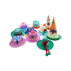 Palarie carnaval, coif pentru petrecere, forme si dimensiuni diferite, set 12 accesorii party Halloween