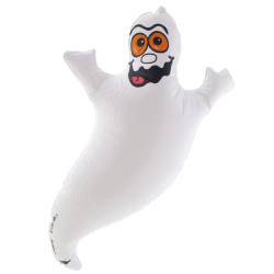 Fantoma gonflabila pentru Halloween, inaltime 43 cm, inel suspendare, alb