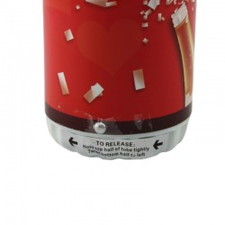 Sticla sampanie cu confetti, accesoriu petrecere, 20x4x4cm, design elegant