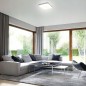 Plafoniera LED 24W, aplica lumina neutra 4000K, 30x30 cm, 1680lm, protectie IP44