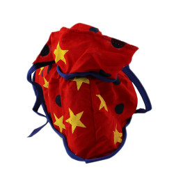 Papuci clown, supradimensionati, model stelute si buline, material moale