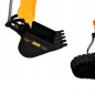 Excavator cu telecomanda 15 canale, scara 1:24, efecte sonore, raza actiune 30-50m, reincarcabil USB, senile cauciuc