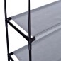 Raft organizator incaltaminte 50 perechi, 10 nivele, cadru metalic, 100x28x175 cm Raft organizator incaltaminte 50 perechi, 10 nivele, cadru metalic, 100x28x175 cm
