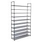 Raft organizator incaltaminte 50 perechi, 10 nivele, cadru metalic, 100x28x175 cm Raft organizator incaltaminte 50 perechi, 10 nivele, cadru metalic, 100x28x175 cm