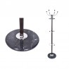 Cuier metalic tip pom, 179 cm,16 brate, suport pentru umbrela, baza marmura