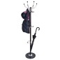 Cuier metalic tip pom, 179 cm,16 brate, suport pentru umbrela, baza marmura Cuier metalic tip pom, 179 cm,16 brate, suport pentru umbrela, baza marmura