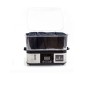 Sterilizator prosoape cu aburi, 750W, display LCD, 2 functii, volum 2.4 L