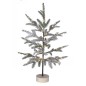 Brad artificial decorativ, pentru masa, 80 microLED-uri alb cald, ramuri ajustabile Brad artificial decorativ, pentru masa, 80 microLED-uri alb cald, ramuri ajustabile