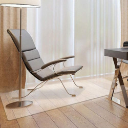 Covoras pentru protectie pardosea, 90x120cm, PVC flexibil, grosime 1.5mm, transparent mat