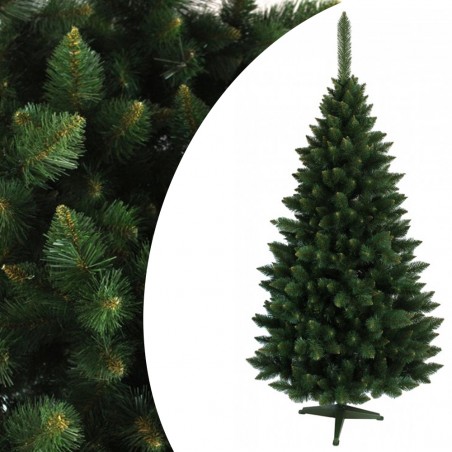 Brad de Craciun artificial Pin Himalaya 180 cm, cu aspect real de conifer, suport inclus