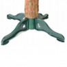 Brad artificial Pine Deluxe 190 cm, varfuri ninse si conuri, trunchi lemn autentic, aspect natural, suport inclus