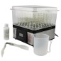 Sterilizator prosoape cu aburi, 750W, display LCD, 2 functii, volum 2.4 L