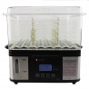 Sterilizator prosoape cu aburi, 750W, display LCD, 2 functii, volum 2.4 L