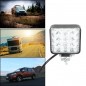 Proiector LED auto offroad 48W, 16 LED-uri halogen, 10-30V, carcasa aluminiu, IP67