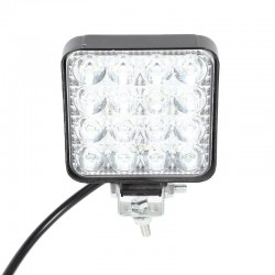 Proiector LED auto offroad 48W, 16 LED-uri halogen, 10-30V, carcasa aluminiu, IP67