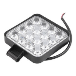 Proiector LED auto offroad 48W, 16 LED-uri halogen, 10-30V, carcasa aluminiu, IP67