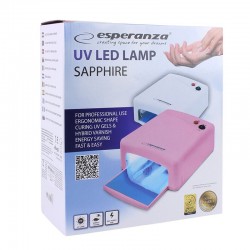 Lampa UV pentru unghii false, 36W, temporizator, ABS, Esperanza