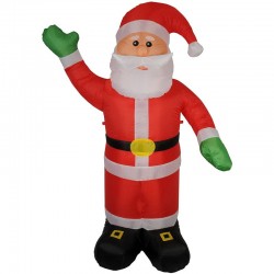 Figurina Mos Craciun gonflabil 180 cm, iluminat LED, pentru interior si exterior, ProCart