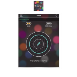 Instalatie smart iSparkle cu 198 LED-uri RGB Wi-Fi, control smartphone, lungime 19.8 m, interior/exterior