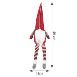 Elf de jucarie, inaltime 50 cm, decoratiune Craciun, design hazliu