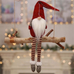 Elf de jucarie, inaltime 50 cm, decoratiune Craciun, design hazliu