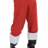 Costum complet Mos Craciun, 5 piese, material moale, marime universala, barba inclusa