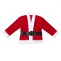Costum complet Mos Craciun, 5 piese, material moale, marime universala, barba inclusa