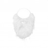 Costum complet Mos Craciun, 5 piese, material moale, marime universala, barba inclusa