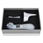 Aparat masaj facial cu ultrasunet 5 in 1, fototerapie, antirid, ecran LCD, reincarcabil 750mAh