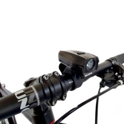 Far bicicleta LED reincarcabil USB 1050 mAh, 400 lm, IPX44, colier prindere