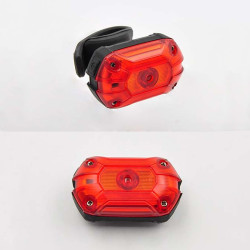 Stop LED bicicleta, reincarcabil USB 700 mAh, 25 lm, 3 moduri iluminare, IPX4