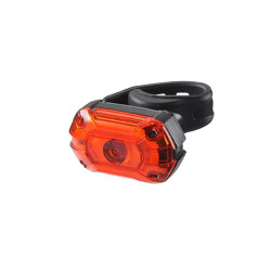 Stop LED bicicleta, reincarcabil USB 700 mAh, 25 lm, 3 moduri iluminare, IPX4