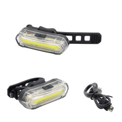Far LED pentru bicicleta, reincarcabil USB 600 mAh, 4 moduri iluminare, IPX4