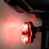 Set far si stop pentru bicicleta, lumini LED siguranta, IP44, curea fixare, alimentare baterii