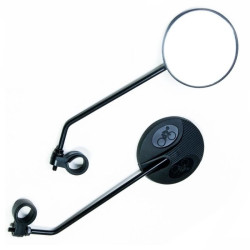Oglinzi retrovizoare bicicleta, stanga-dreapta, fixare clema, rotatie 360 grade