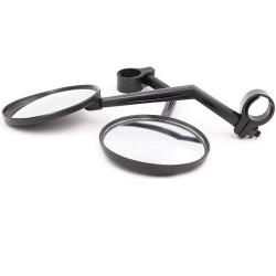 Oglinzi retrovizoare bicicleta, stanga-dreapta, fixare clema, rotatie 360 grade