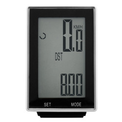 Kilometraj wireless pentru bicicleta, 15 functii, display LED, ora, monitorizare consum calorii