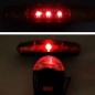 Set lumini siguranta LED bicicleta, sonerie cu 8 melodii, lumini frana si semnalizare