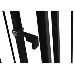 Gard de protectie semineu pentru copii, 304x74.5 cm, usa, Fireplace Guard metalic
