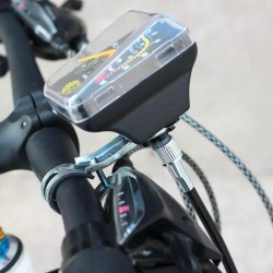 Kilometraj mecanic pentru bicicleta, vitezometru resetabil analog, cablu transmisie