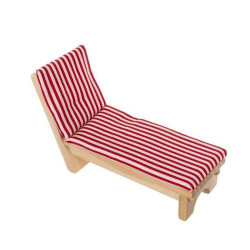 Casa din lemn pentru papusi, 18 accesorii, 3 nivele, iluminata LED, piese mobilier, efect gradina cu piscina