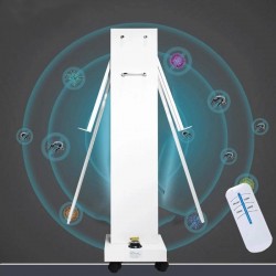Lampa bactericida UVC 300W, portabila, temporizator, telecomanda, sterilizare 360 grade