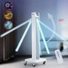 Lampa bactericida UVC 300W, portabila, temporizator, telecomanda, sterilizare 360 grade
