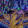 Instalatie meteori, 288 LED-uri RGB, turturi 50 cm lumina curgatoare, 4.5 m, IP44
