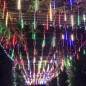 Instalatie meteori, 288 LED-uri RGB, turturi 50 cm lumina curgatoare, 4.5 m, IP44 Instalatie meteori, 288 LED-uri RGB, turturi 50 cm lumina curgatoare, 4.5 m, IP44