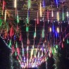 Instalatie meteori, 288 LED-uri RGB, turturi 50 cm lumina curgatoare, 4.5 m, IP44