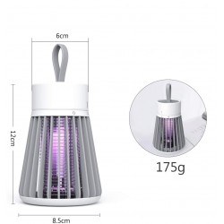 Lampa UV anti-insecte portabila, 1.2W, reincarcabila USB, 1200mAh, curea suspendare